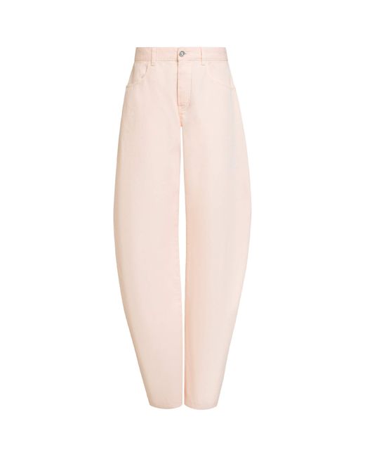Alaïa White Round Jeans