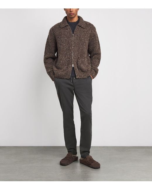 PAIGE Gray Drawstring Fraser Chinos for men