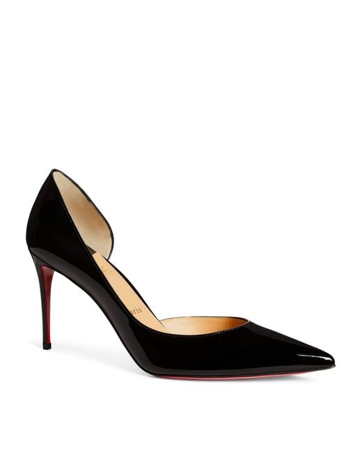 Christian Louboutin Black Iriza Patent Leather Pumps 85