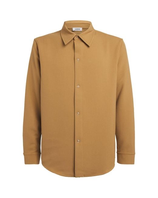 Sandro Natural Jersey Shirt for men