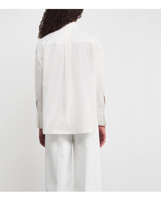 MAX&Co. White Cotton Poplin Shirt