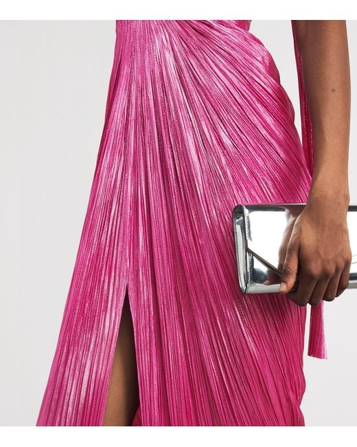 Maria Lucia Hohan Pink Pleated Martha Gown