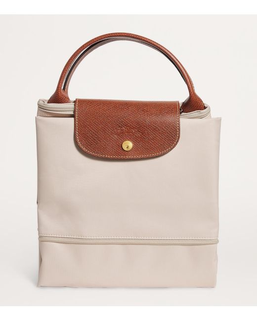 Longchamp Brown Expandable Le Pliage Original Tote Bag