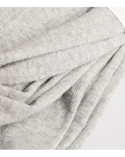 Calvin Klein Gray Ribbed Socks for men