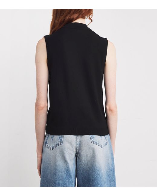 Weekend by Maxmara Black Knitted Tank Top