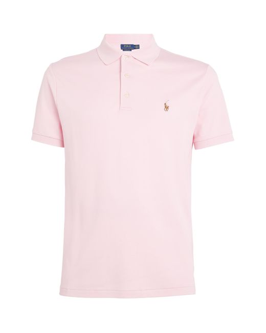 Polo Ralph Lauren Pink Pima Cotton Polo Shirt for men