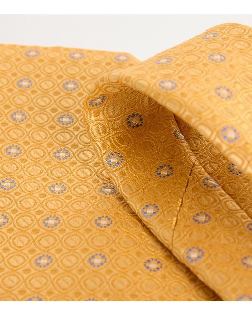 Eton of Sweden Metallic Silk Mini Circles Tie for men
