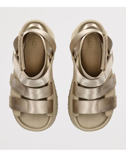 Ugg Natural Goldenrise Platform Sandals 115