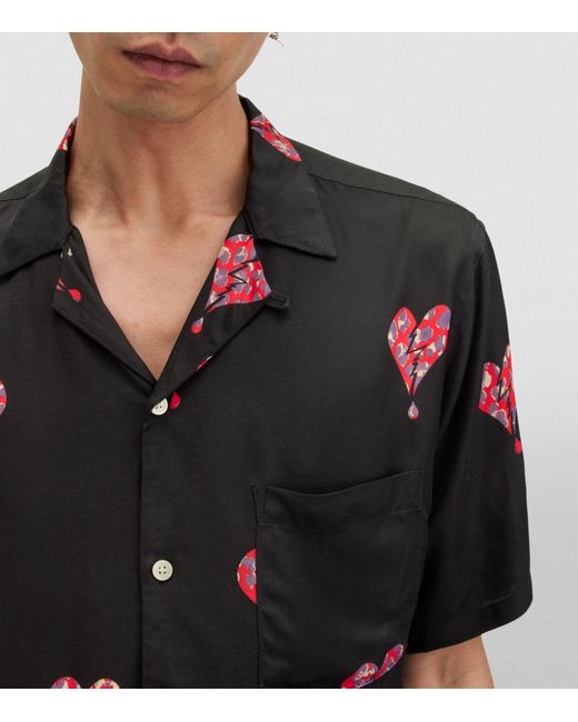 AllSaints Black Breakup Shirt for men