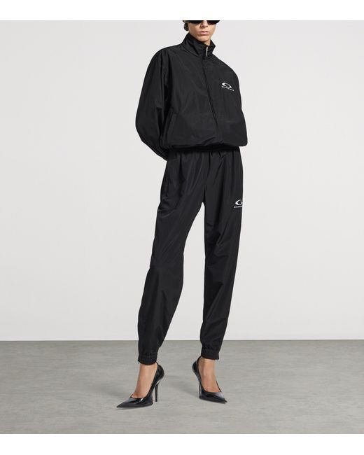 Balenciaga Black Loop Sports Icon Tracksuit Jacket