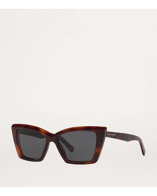 Saint Laurent Brown Acetate Sl 657 Sunglasses