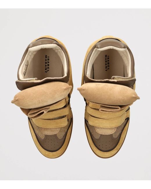 Isabel Marant Brown Suede Bekett Wedge Sneakers 50