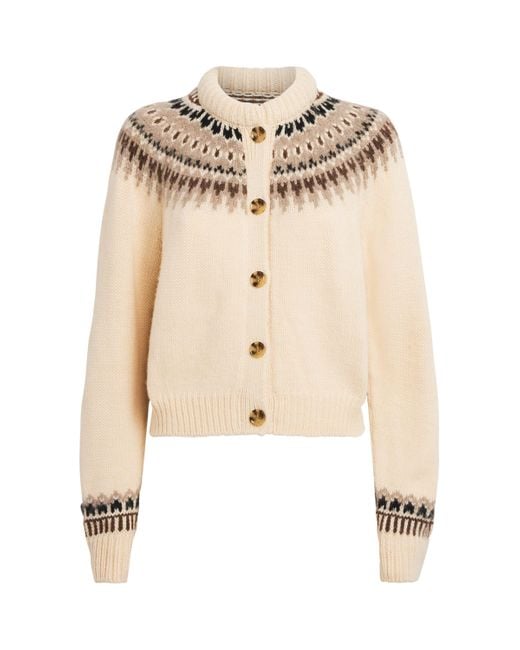 Doen Natural Wool-Blend Clarke Cardigan
