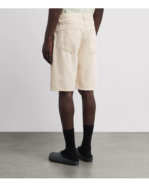 Samsøe & Samsøe Natural Denim Saeddie Straight Shorts for men