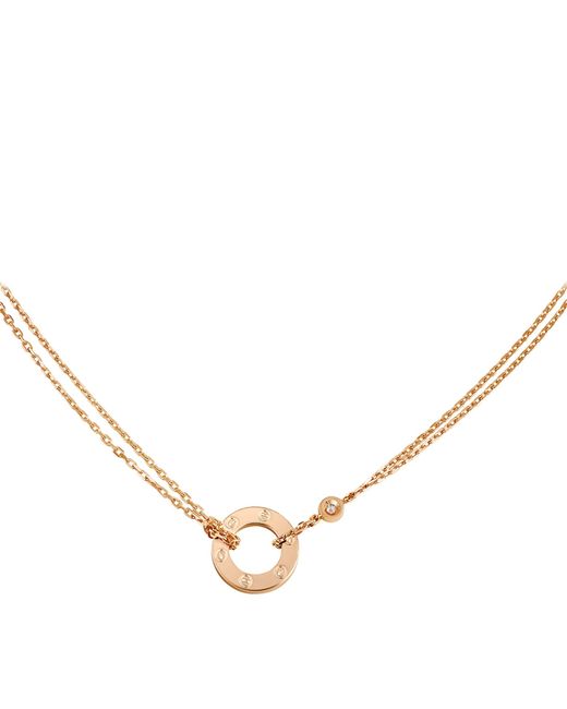 Cartier Natural And Diamond Love Necklace