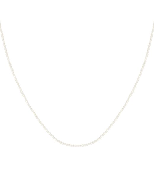 Astrid & Miyu White And Pearl Necklace