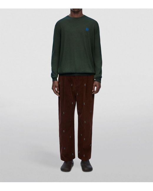 Loewe Green X Suna Fujita Sweater for men