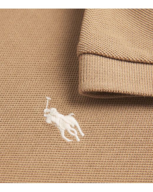 Polo Ralph Lauren Natural Cotton Mesh Custom-Fit Polo Shirt for men
