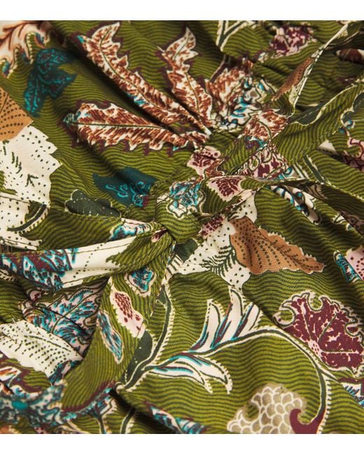 Ulla Johnson Green Izel Mini Dress
