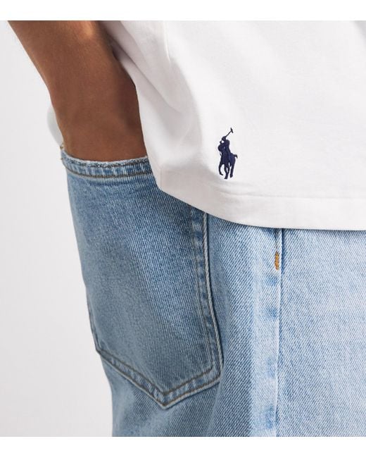 Polo Ralph Lauren White X Wimbledon Printed T-Shirt for men