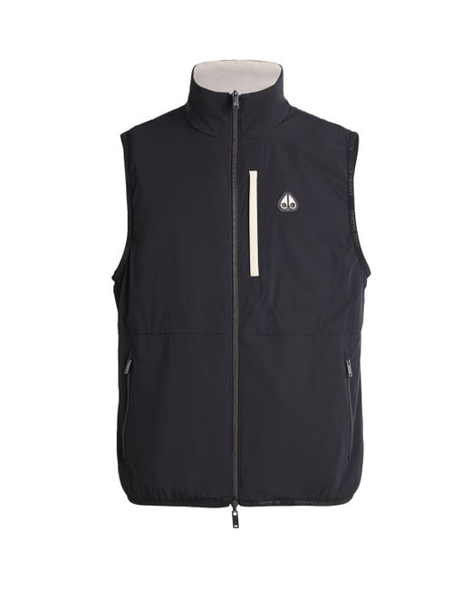 Moose Knuckles Blue Reversible Dominion Gilet for men