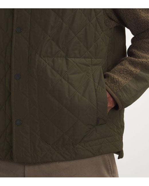 James Purdey & Sons Green Quilted Gilet for men