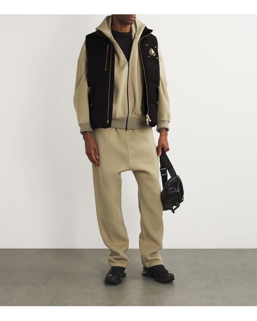 Moose Knuckles Black Down Westmount Gilet for men