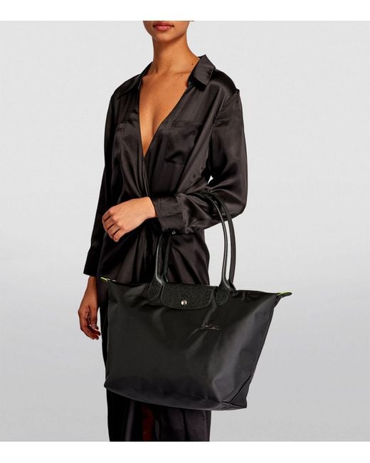 Longchamp black large sale