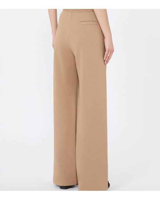 Max Mara Natural Logo-Tape Sweatpants