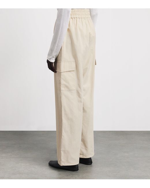 Stylein White Shea Cargo Trousers for men