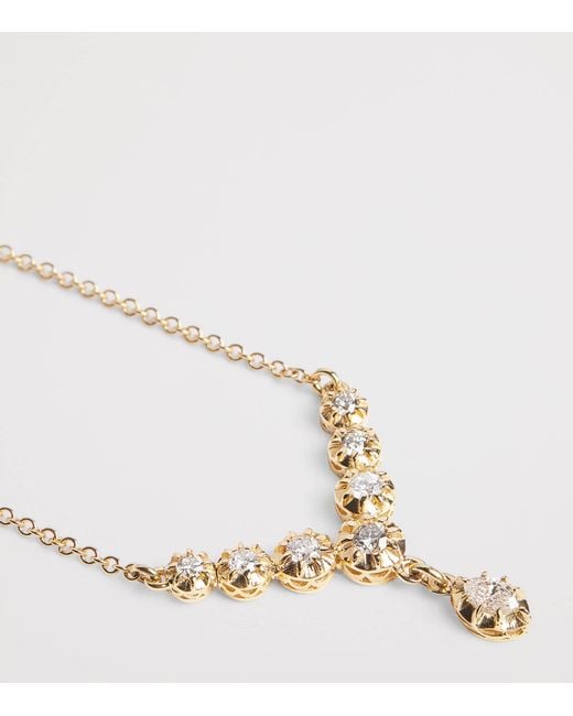 Jacquie Aiche Metallic And Diamond Sophia Necklace