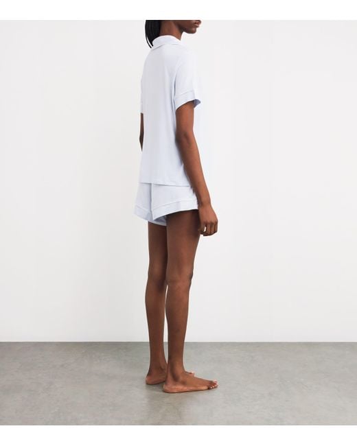 Eberjey White Gisele Short Pyjama Set