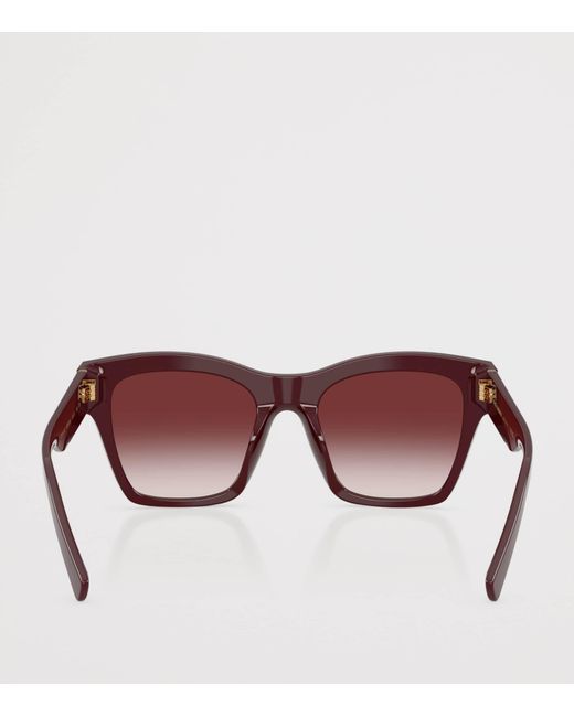 Dolce & Gabbana Purple Square Sunglasses