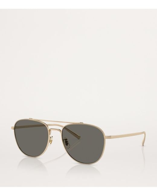 Oliver Peoples Gray Titanium Rivetti Ov1335St Sunglasses