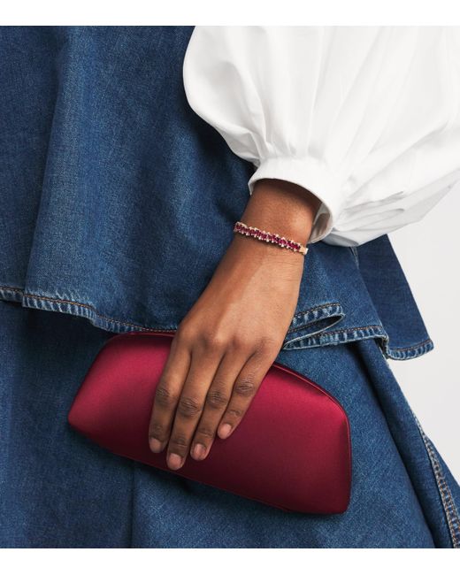 Suzanne Kalan Pink Diamond And Ruby Shimmer Audrey Bangle