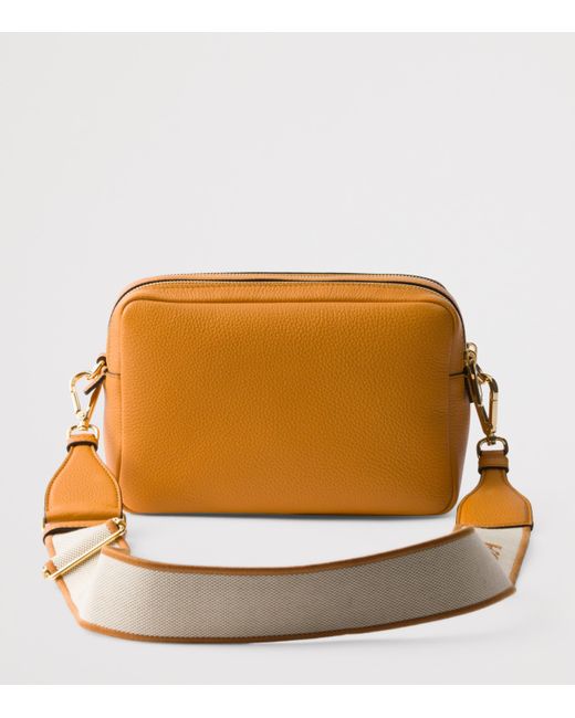 Prada Brown Small Leather Cross-Body Bag