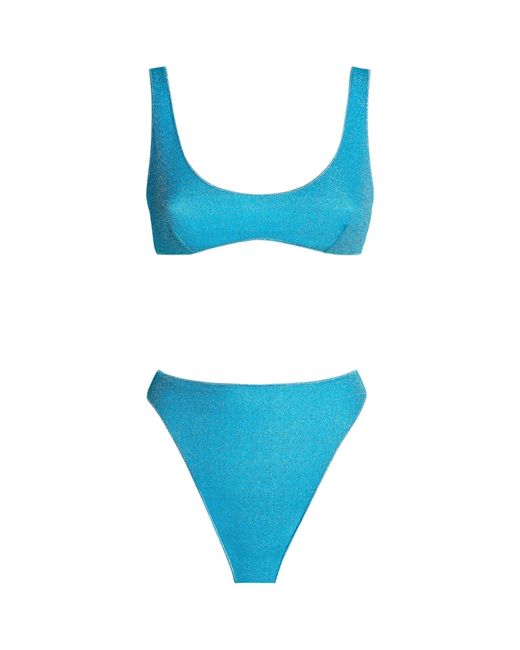 Oseree Blue Lumière Sporty '90s Bikini