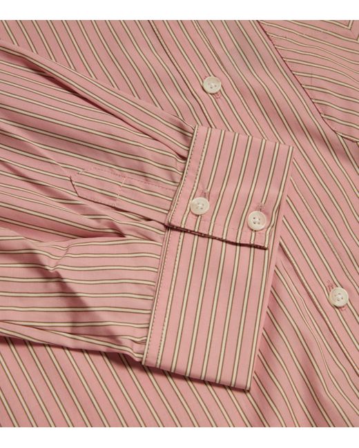 Rag & Bone Pink Cotton Stripe Lucia Shirt