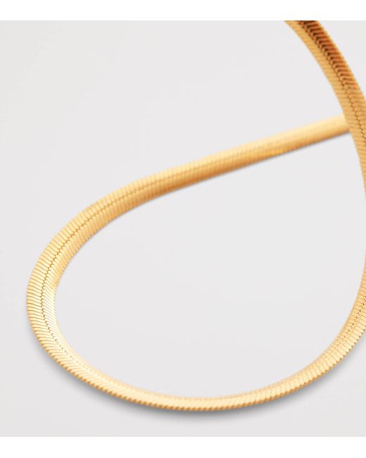 Monica Vinader Metallic Vermeil Snake Chain Necklace