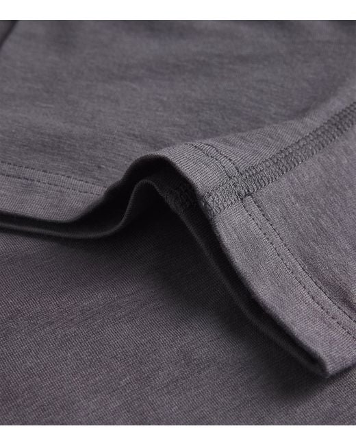 Falke Gray Cotton-Blend Daily Climate Control T-Shirt for men