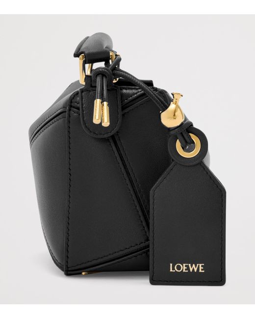 Loewe Black X Paula's Ibiza Mini Lambskin Puzzle Top-Handle Bag