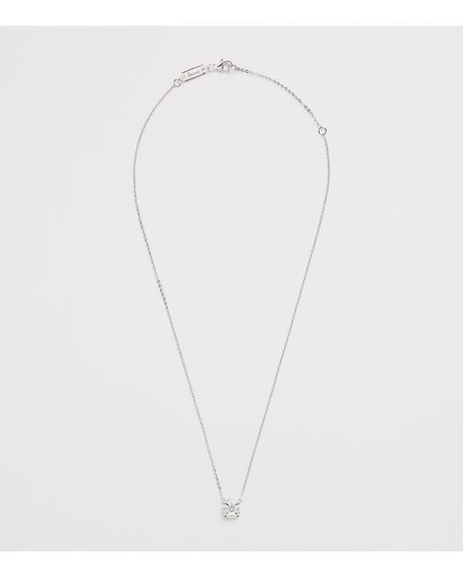 Harrods Metallic And Diamond Round Illusion Necklace