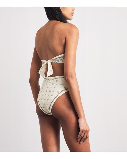 Devon Windsor White Cut-Out Rebecca Swimsuit