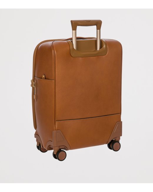Bric's Brown Leather Life Pelle Suitcase