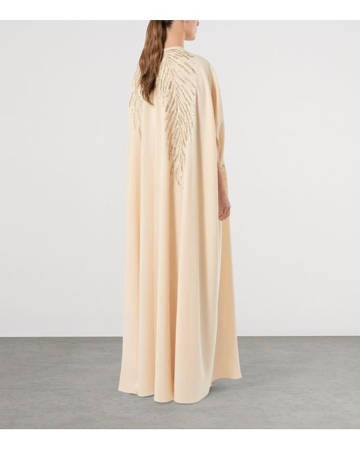 Marina Rinaldi Natural X Tony Ward Embellished Maxi Dress