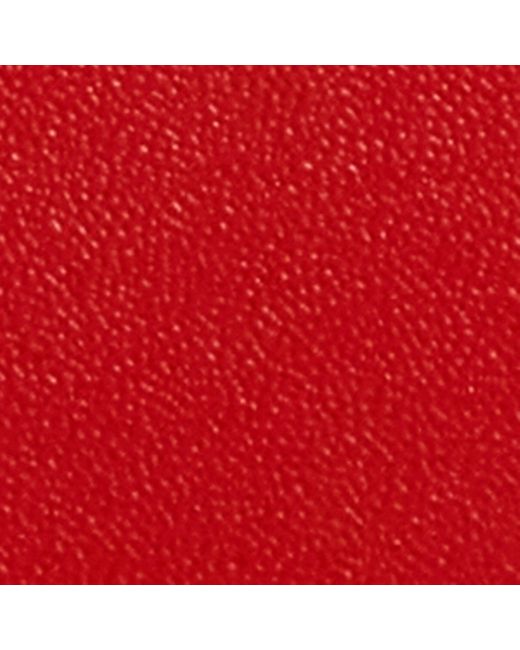 Comme des Garçons Red Extra Large Logo Zipped Wallet for men