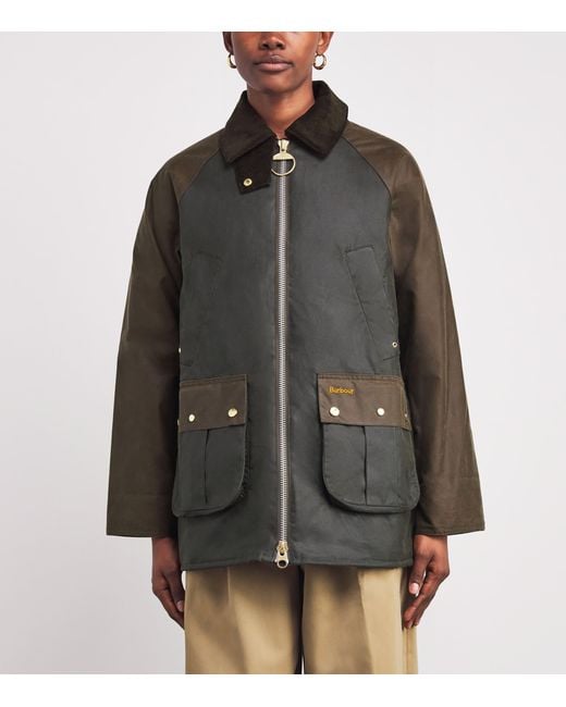 Barbour Gray Waxed Kettlewell Jacket