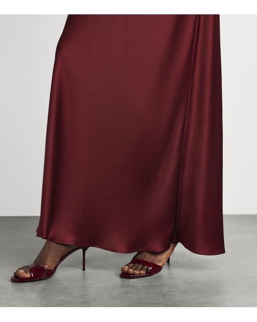 Staud Purple Cadence Maxi Dress