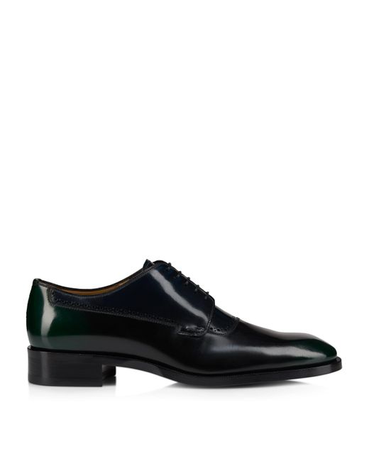 Christian Louboutin Black Sartoby Patent Leather Derby Shoes