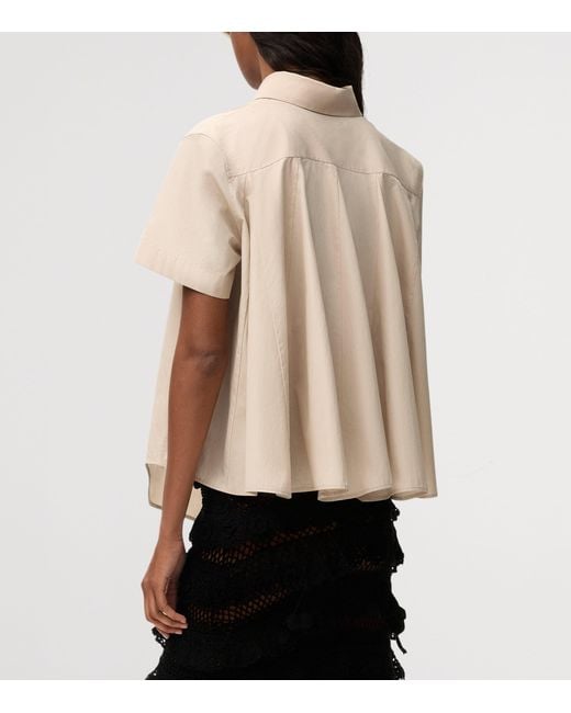 Loewe Natural X Paula's Ibiza Anagram Short-Sleeve Shirt